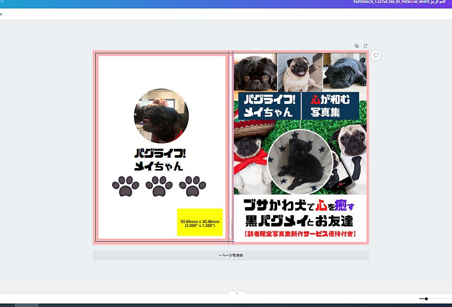 ペーパーバック CANVA